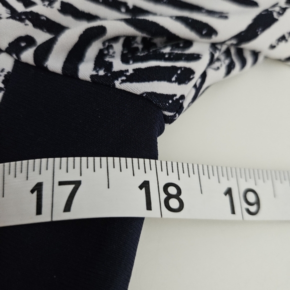 Lauren Ralph Lauren Chevron-Print Sheath Dress Sz 10 - Picture 7 of 10